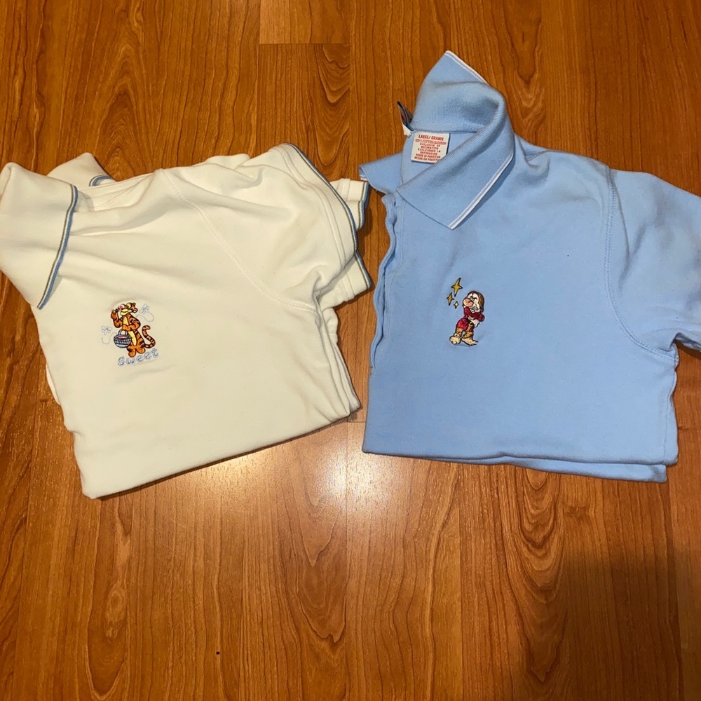 Disney Vintage Women’s Polo Shirt Sz L Bundle